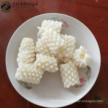 Wholesale frozen giant squid flower pineapple cut thailand